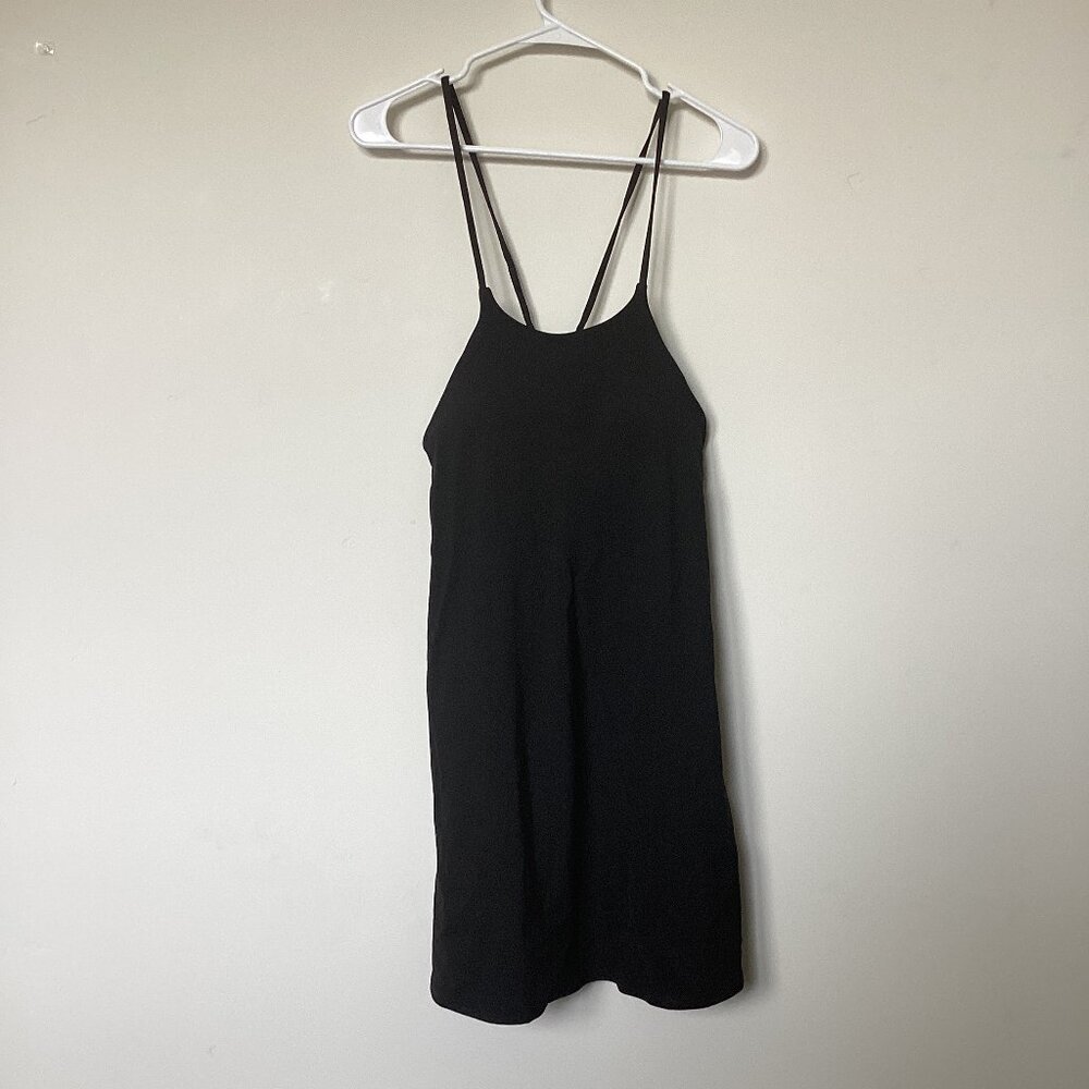 Halara NWT Backless Mini Dress Black Medium